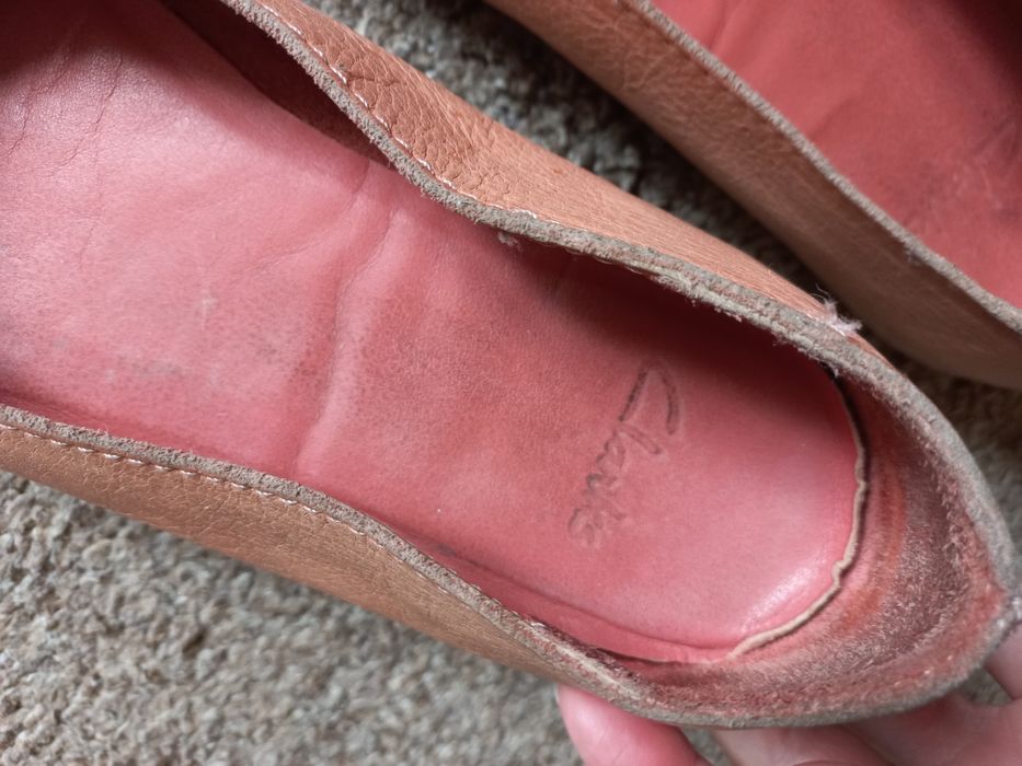 Балетки, туфли летние Clarks