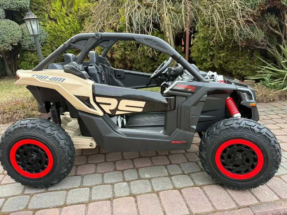 Dwuosobowy Samochód na akumulator Buggy CAN-AM PILOT pompowane koła
