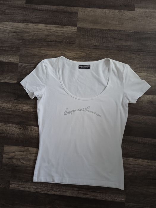 świetny t-shirt EMPORIO ARMANI w super stanie L/M