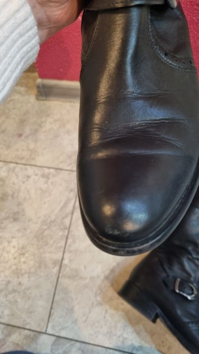 Kozaki Lasocki czarne skórzane