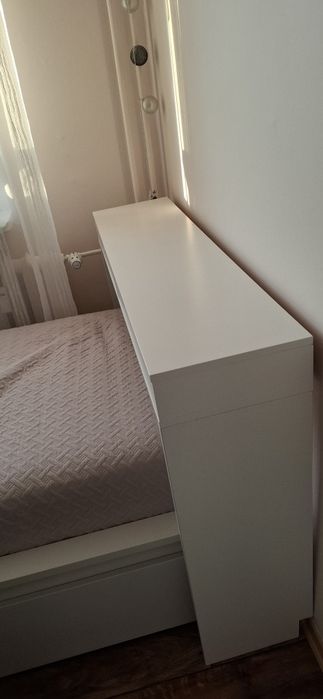 Toaletka biała z szufladami wym.  29x119.5x88