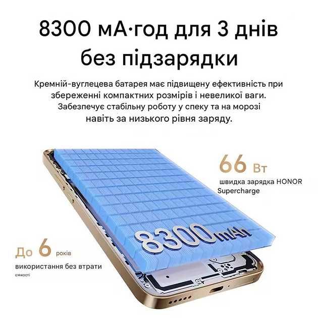 Новинка в наявності! Смартфон Honor X9d 5G 12/256Гб IP69K