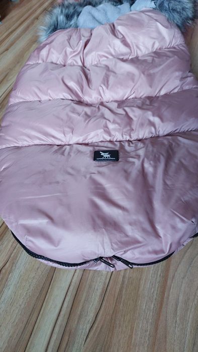 Śpiworek cotton moose różowy