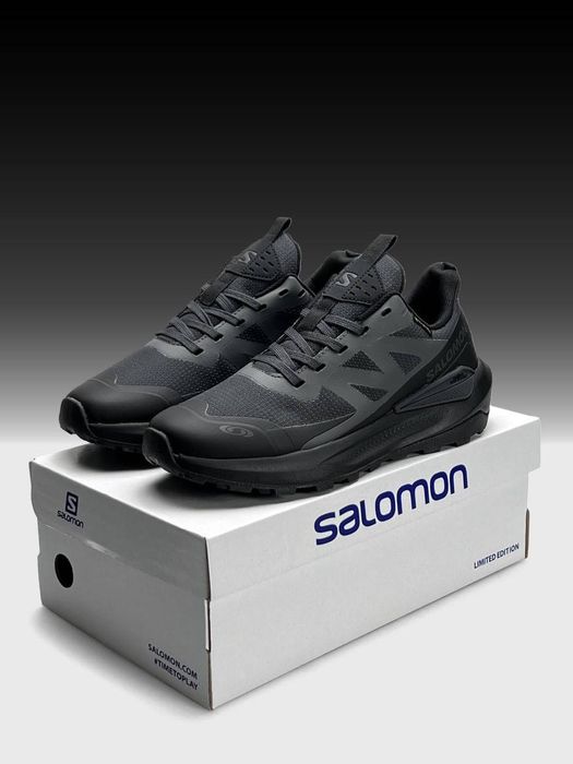 АКЦІЯ! Salomon Elixir Activ GTX Black Grey 41 42 43 44 45 46 соломони