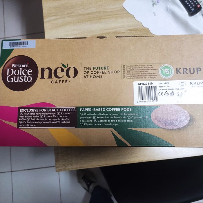 Máquina café Dolce Gusto Neo branca Nova