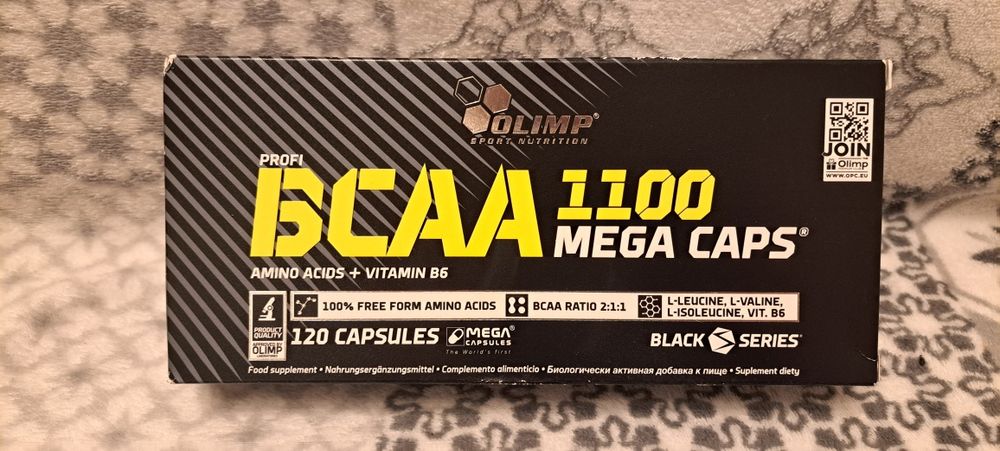 Nowe Opakowanie BCAA 1100Mega firmy Olimp