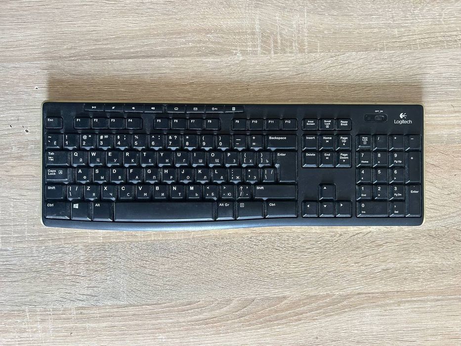 Logitech K270 беспроводная клавиатура + адаптер