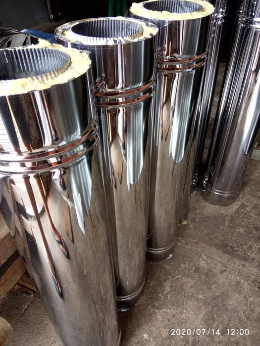 Монтаж, димоход, дымоход, трубы нержавеющие, труби.