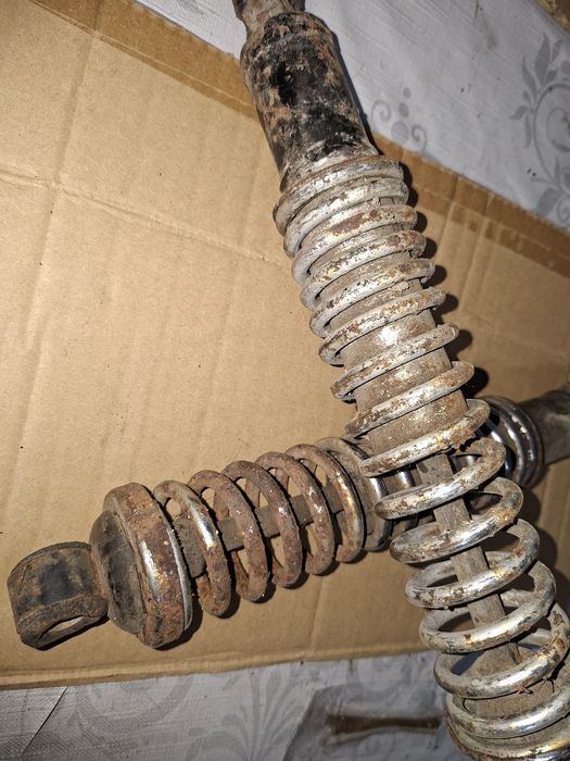 Oryginalne polmo krosno amortyzatory tyl wsk 125,175 b3 z epoki prlu