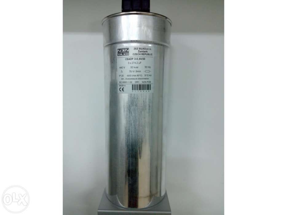 Condensadores para compençãr energia Reactiva