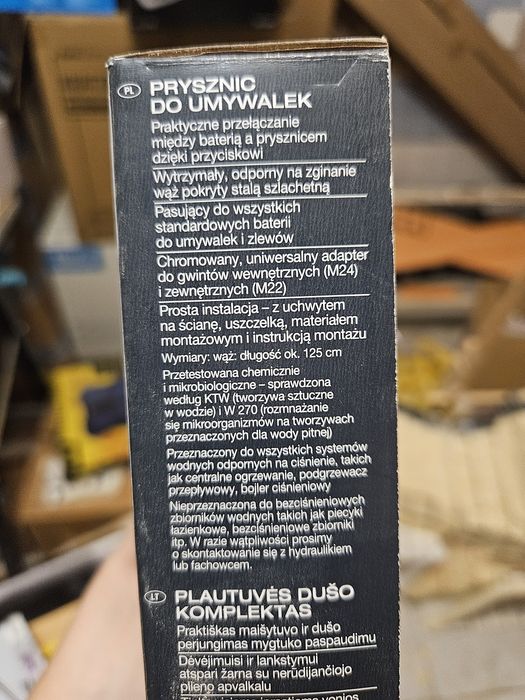 Prysznic do umywalek