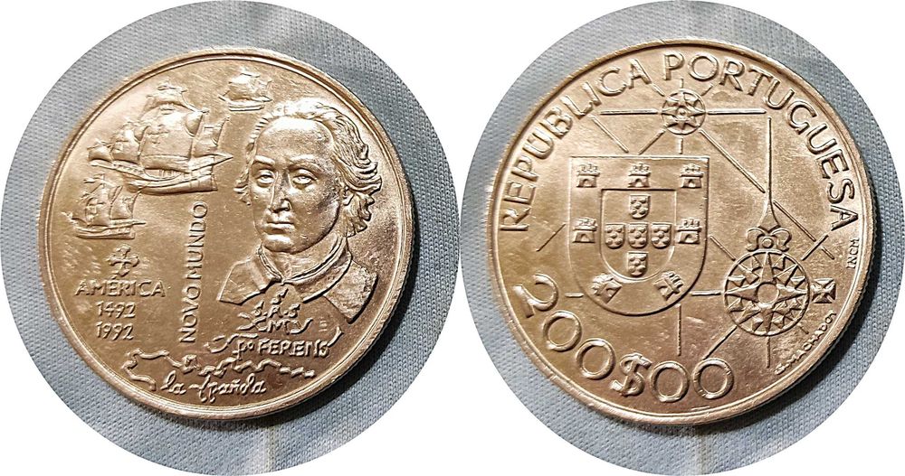 Moedas de 200 escudos Portugal