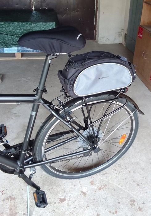 Sakwa rowerowa na bagażnik 3w1, 13L, odblaskowa, z paskiem na ramię