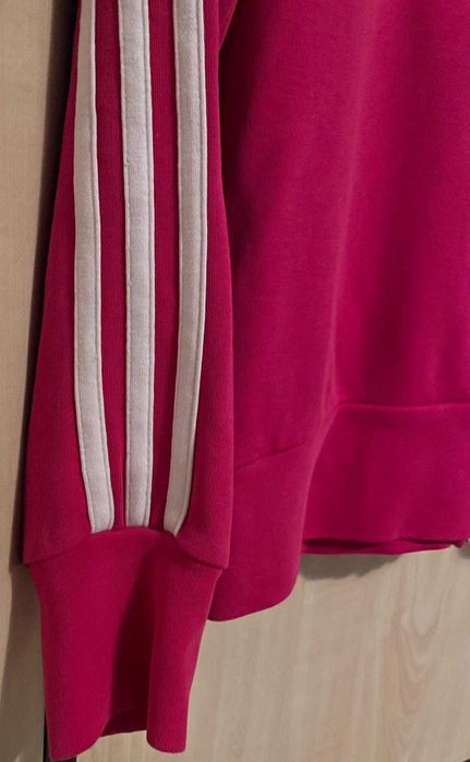 Bluza damska Adidas na zamek, z kapturem.