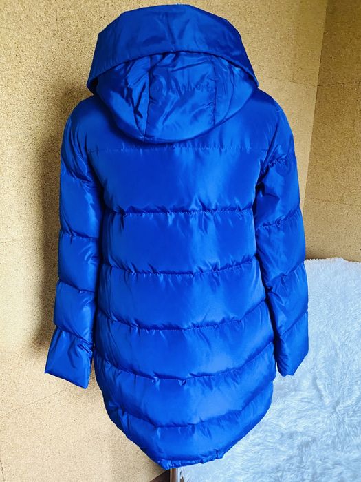 Płaszcz puchowy granat