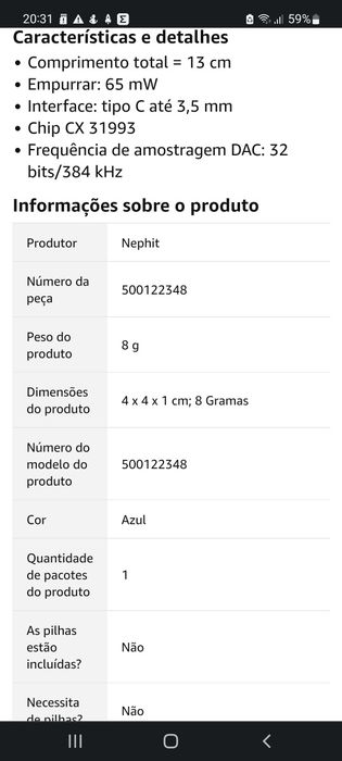 DAC AUDIO USB-C/3,5mm CX-31993 PRO