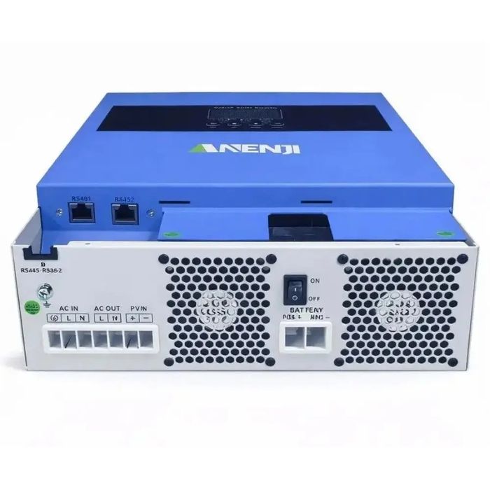 Комплект резервного живлення 4,2 кВт LiFePO4 — Anenji Wi-Fi + 2× Ameisentech A121 12.8V 100Ah