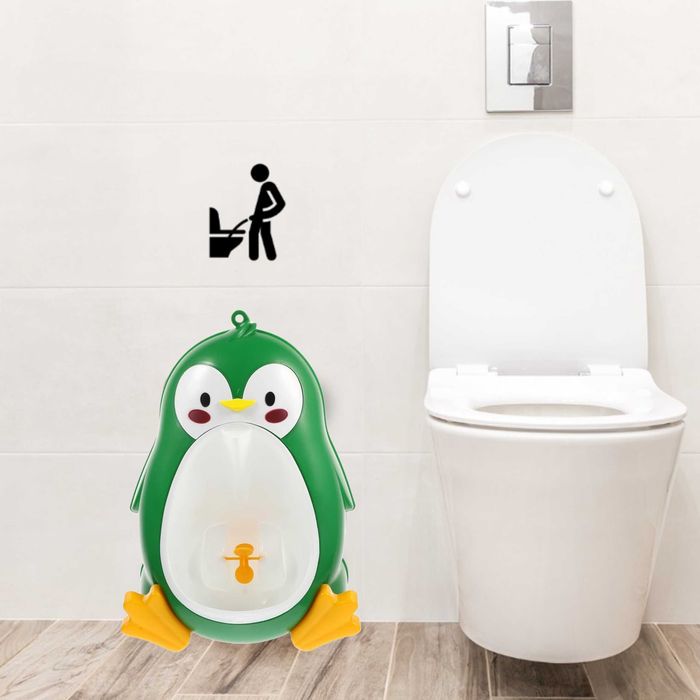 PISUAR Nocnik Dla Dzieci Chłopca Na Ścianę PINGWINEK TOALETA
