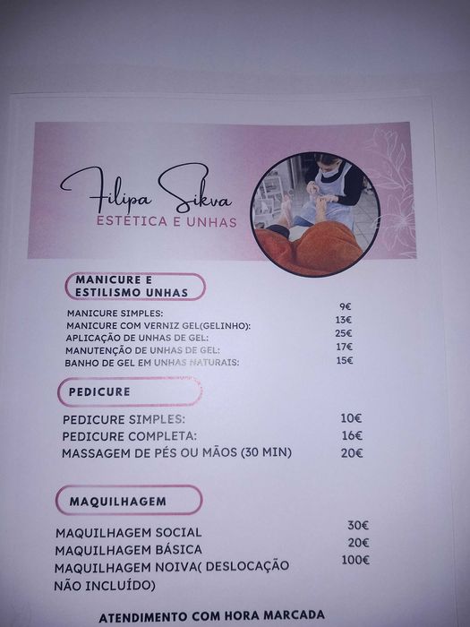 Serviços estetica Alfena
