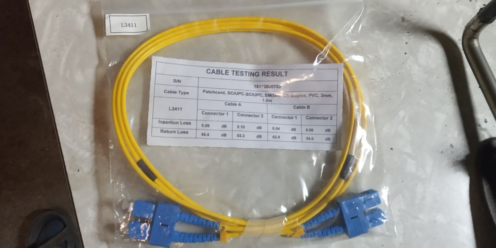 Patchcord światłowodowy 1.5m