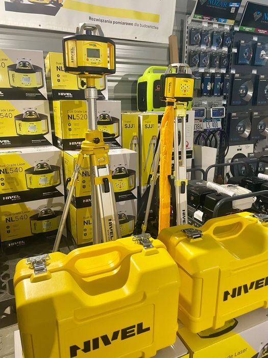 Niwelator Laserowy Nivel System NL 540 DIGITAL, łata, statyw, FV,Nowy,