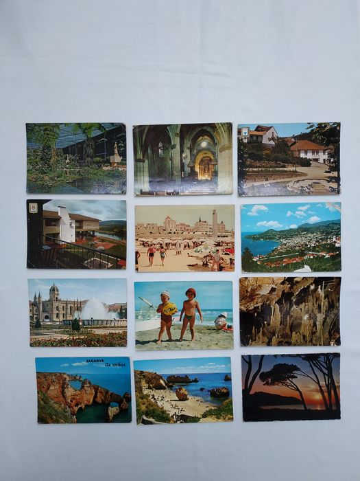 Postais Antigos (Lote de 52 Postais)