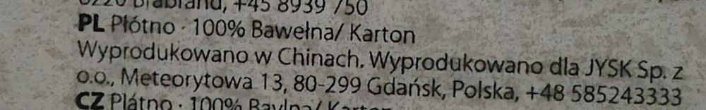 Płótno malarskie Jysk