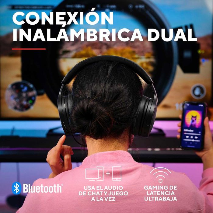 Auscultadores Trust GXTrust 491 Fayzo Gaming RGB s/ fios, Som 7.1