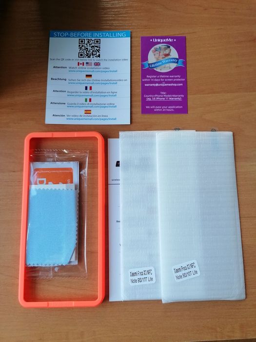 Szkło hartowane do Xiaomi Poco x3 / Note 9S x 2 sztuki