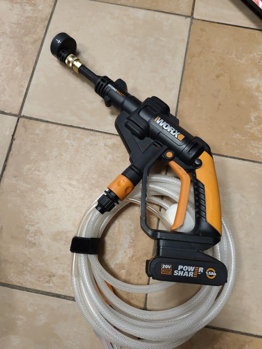 Myjka ciśnieniowa Worx Hydroshot +bateria 1,5 Ah