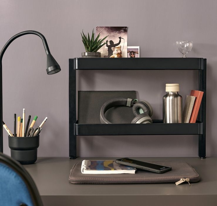 Półka IKEA Vattenkar czarna JAK NOWA