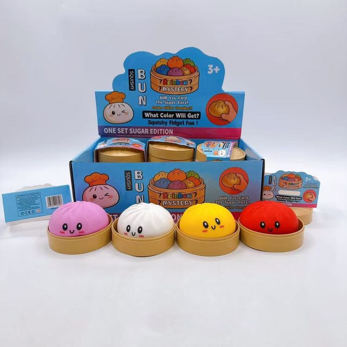 Squishy Dumpling булочка пельмень сквіш булочка bun у пароварці,  іграшка антистрес булочка, іграшка булочка антистрес, булочка сквіш, сквіш пельмень