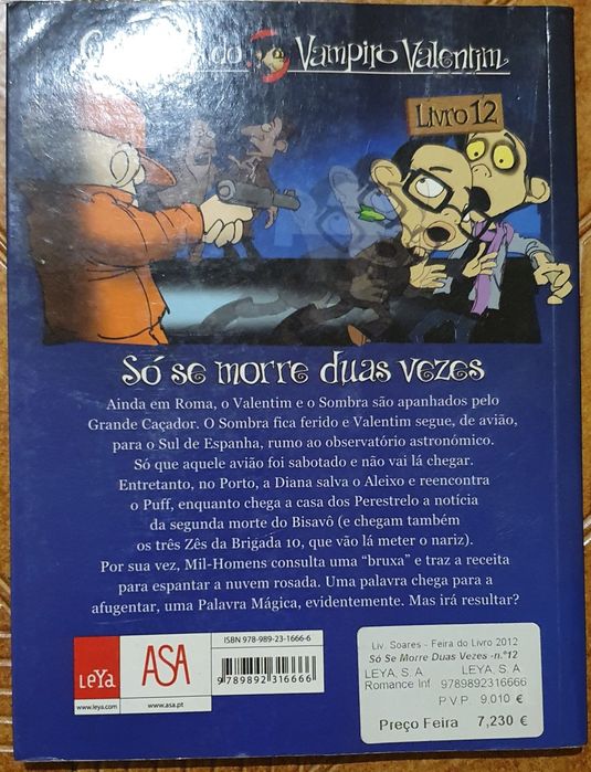 Livro 12 - "Só se morre duas vezes" Álvaro Magalhães