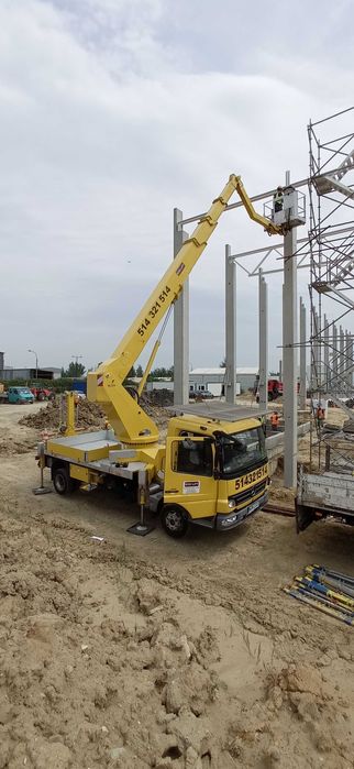 Wynajem zwyżki, podnośnik koszowy 19-27 m Chorzów