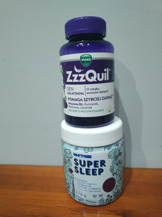 Żelki z melatoniną na sen ZzzQuil Natura Super sleep