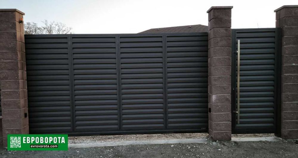Ворота Распашные Жалюзи - 24000 грн! Днепр! Доставка! Монтаж!