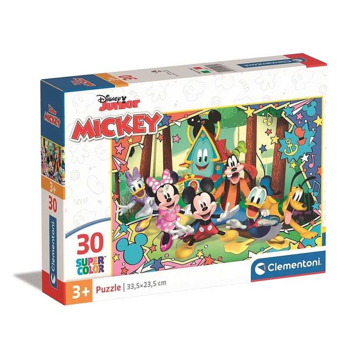 Puzzle Clementoni Mickey & Friends SuperColor 33,5x23,5cm 30 peças