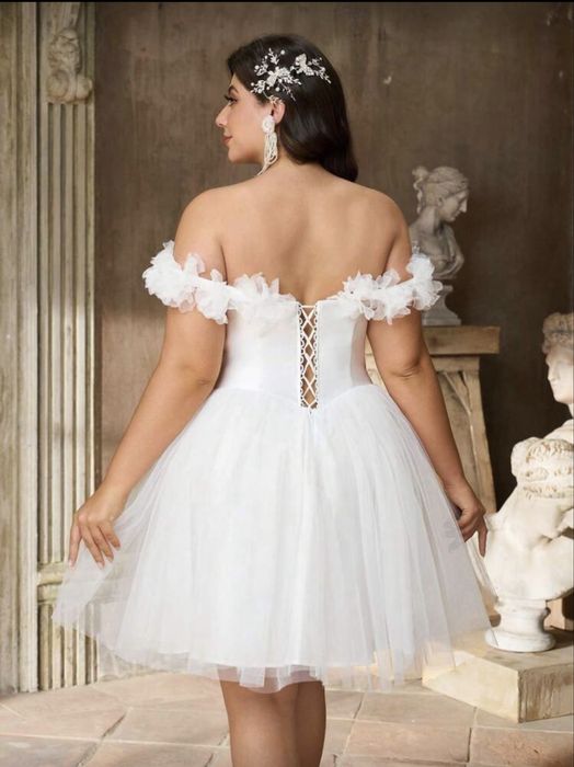 весільна сукня коротка нова