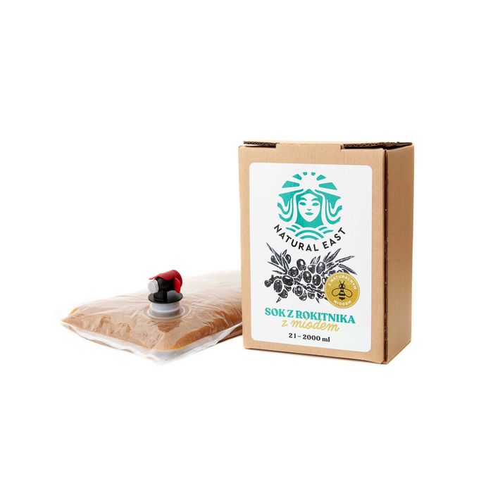 Sok z rokitnika z miodem – 2l