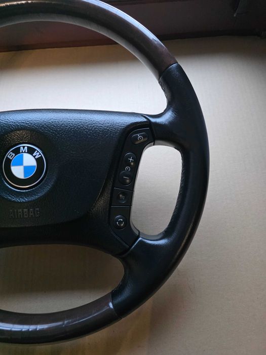 E38 Kierownica E39 KIEROWNICA DREWNO MULTIFUNKCJA Bmw Seria 5 Drewno bmw e39 lift