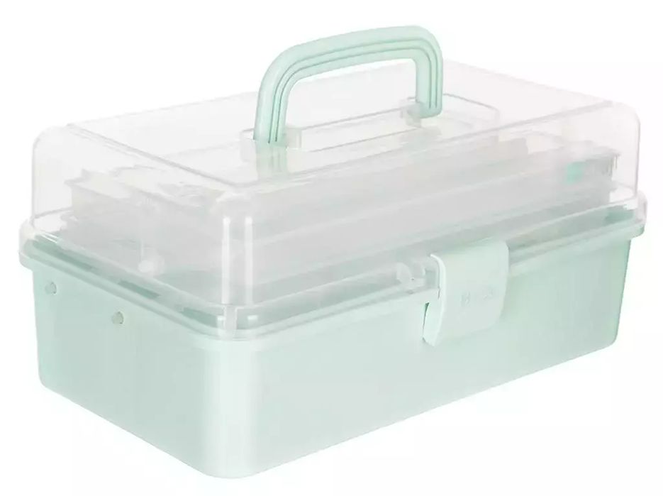Organizer - kuferek rozkładany mint. Nowy Produkt