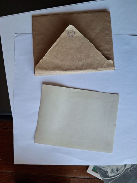 Brinde muito antigo artistas cinema com envelope original