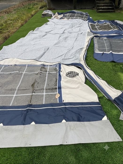 Przedsionek namiot tarp zadaszenie do przyczepy kempingowej kampera Isabella Ambassador Crown 970 -940 cm od ziemi do ziemi