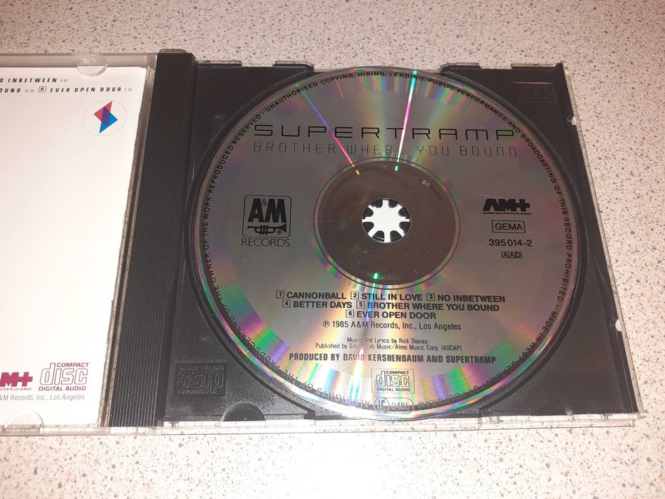 CD - Supertramp "Brother where you bound"
