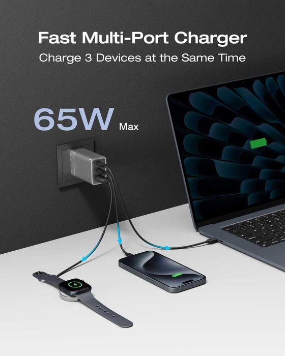 Carregador EcoFlow RAPID Charger 65W GaN