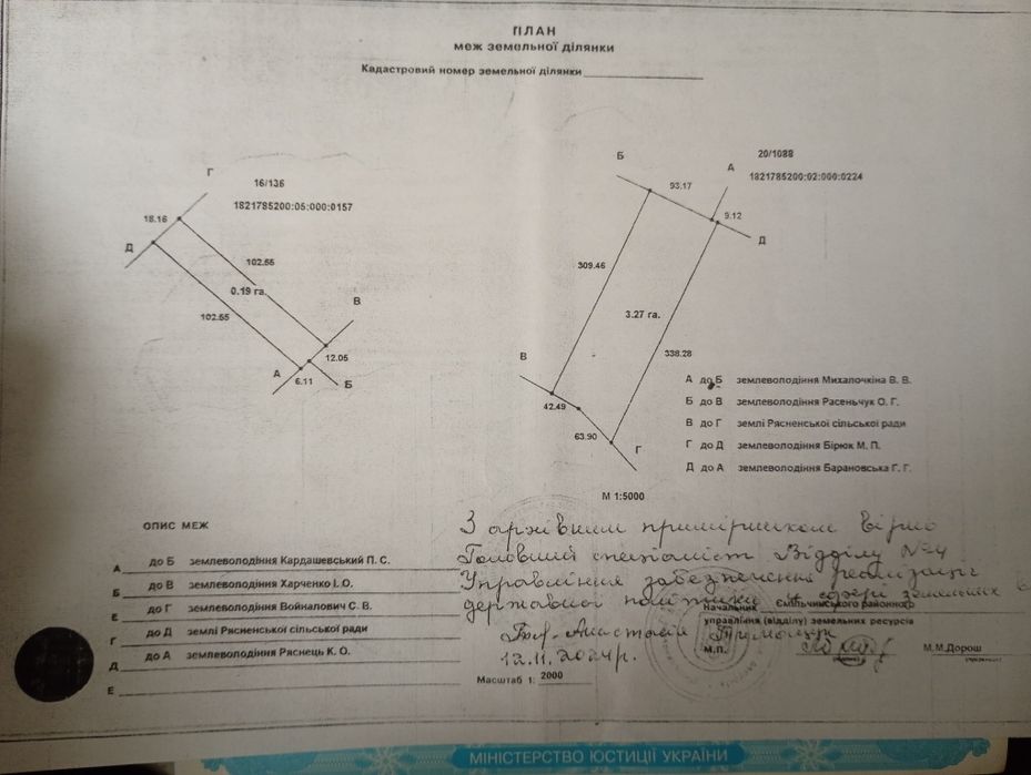 Продам рілля 3.27га торг