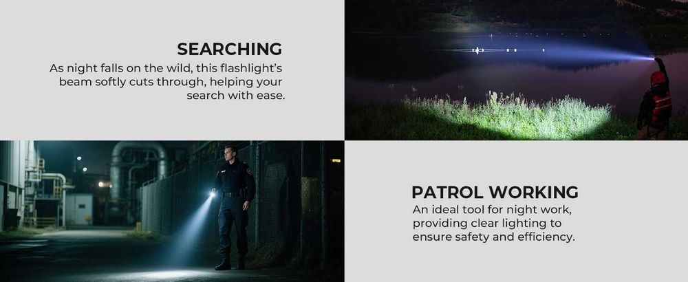 Latarka wielofunkcyjna Wurkkos TS27 3200lm akumulator 15000mA powerban