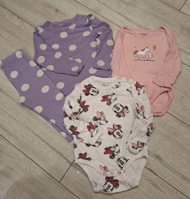 Paka ubranek 86 dla dziewczynki