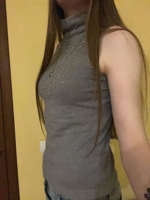 топ майка сіра model off duty