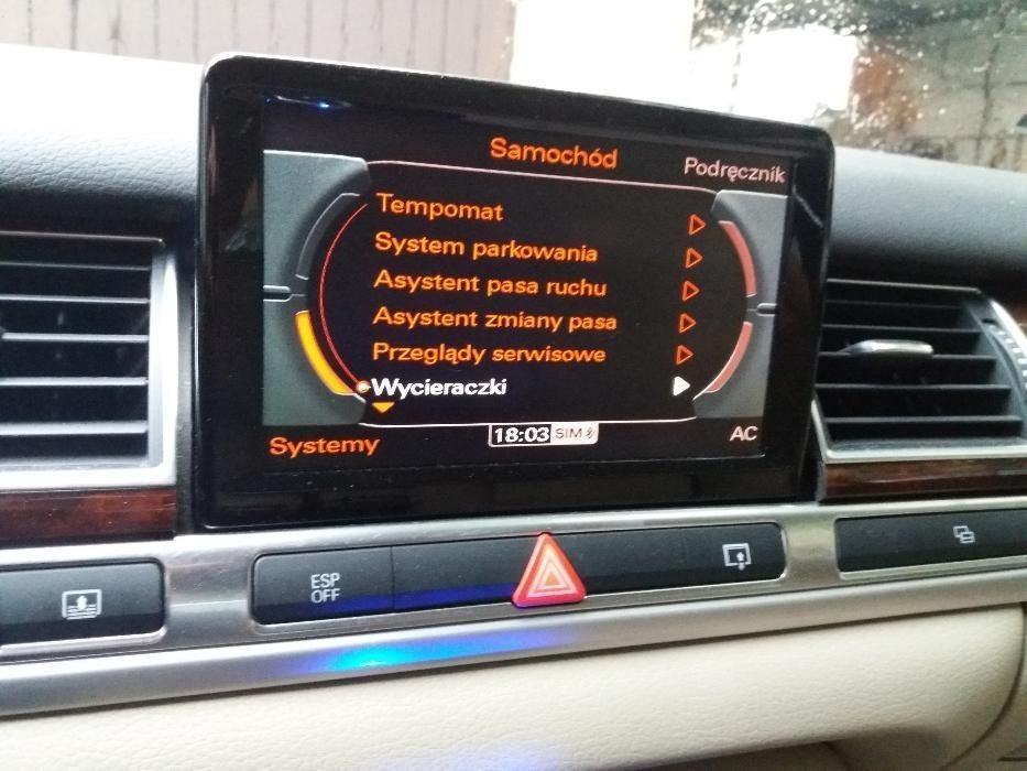 Polskie Menu AUDI MMI3G  MIB2 mib3 RMC A4 A6 A8 Q7 Mapa 26 USA EU